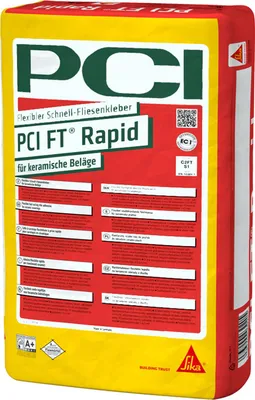 Produktbild von PCI FT Rapid 25kg Sack grau