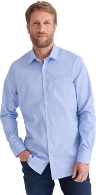 Produktbild von Stooker Men HUGH Herren Langarmhemd Regular Fit XXXL hellblau struc.