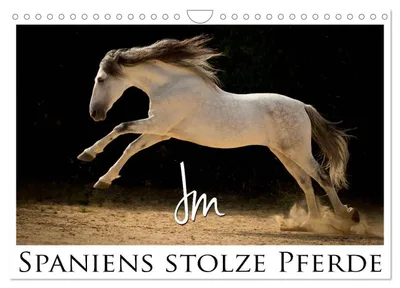 Produktbild von Spaniens stolze Pferde (Wandkalender 2027 DIN A4 quer), CALVENDO Monatskalender
