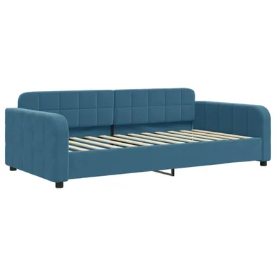 Immagine prodotto di vidaXL Letto da giorno blu 90x200 cm in velluto