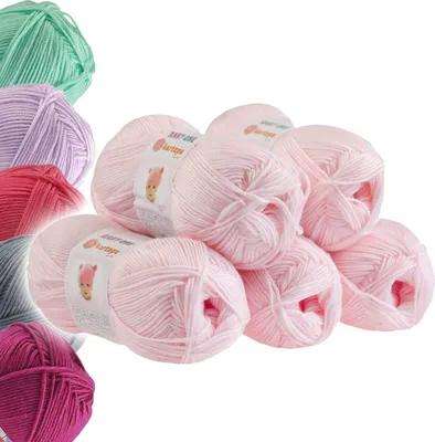 5x100g Strickgarn Kartopu BABY ONE babyrosa