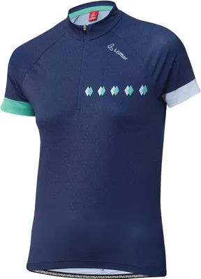 Produktbild von Löffler Radtrikot Kurzarm W Radtrikot HZ Rise Damen-Blau