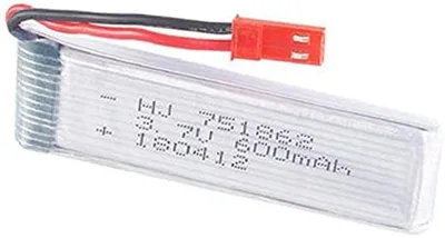 Obrázok produktu pre 1 ks tuningová LiPo batéria 600mAh 3,7V, vhodná pre UDI RC U818, U818A, U817, U817A, náhradné diely pre RC kvadrokoptéry