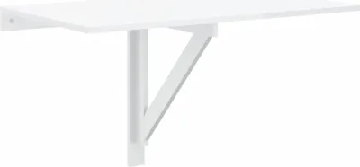Immagine prodotto di Tavolino Muro Pieghevole Bianco Lucido 100x60x56 cm Multistrato
