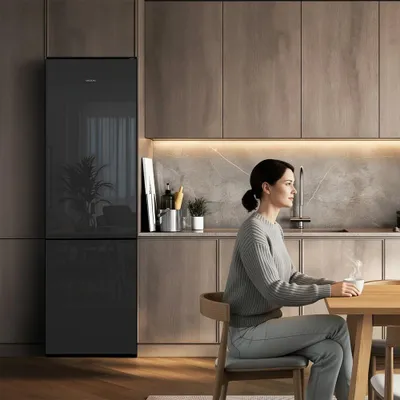 Imagen del producto de CECOTEC A01_EU01_119906 - Bolero CoolMarket Combi 356i Grey Glass D 59,5x63,5x200 cm