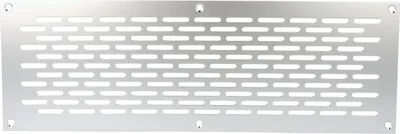 Produktbild von Aluminium Lochblech 300x100mm F1 Lüftungsgitter Lochung 20x3mm sliber eloxiert