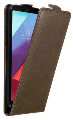 Produktbild von Cadorabo Hülle für LG G6 Schutz Hülle in Braun Flip Etui Handyhülle Case Cover