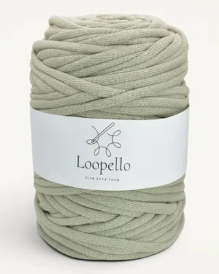 Obrázek produktu pro Loopello bavlněný provázek, průměr 9 mm, délka 100 m – barva šalvěj