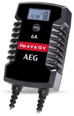 Produktbild von AEG Mikroprozessor Batterieladegerät LD 6.0, für 6/12V Batterien, 6A, 9-HF Lades