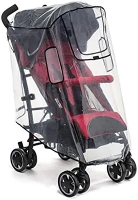 Productafbeelding van PromoHome® Universele XL Regenbescherming 3-in-1, kinderwagenaccessoire, transparant