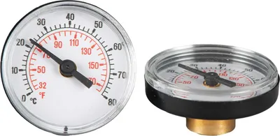 Produktbild von Thermometer für Kugelabsperrhahn und Kompakt-Regelstation