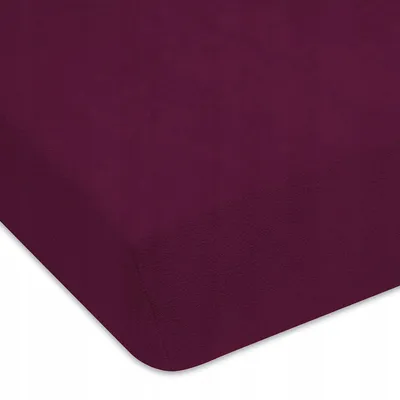 Produktbild von Designpremium Frottee-Spannbettlaken 140x200 cm Pflaume