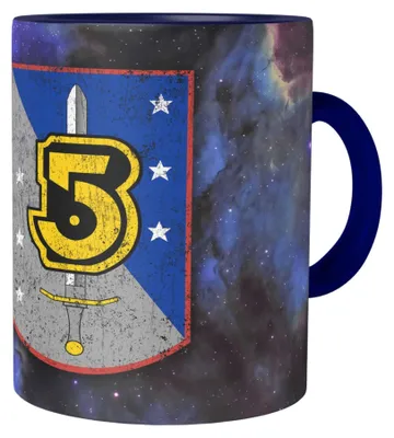 Image de Tasse à café en céramique - Bleue - 330 ml