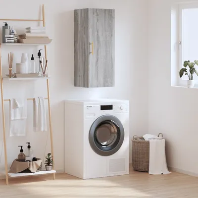 Immagine prodotto di vidaXL Armadio a muro Grigio Sonoma 34,5x34x90 cm