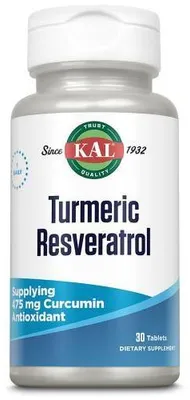 Immagine prodotto di Curcuma Resveratrolo Solaray Tabletten 30 St