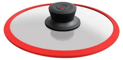 Produktbild von Squality, Glasdeckel mit Silikonring, 20cm, Abgießfunktion, Anti-Schock, LIMETTE