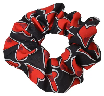 Produktbild von Clayre & Eef Haargummi Rot Schwarz Synthetisch Herzen
