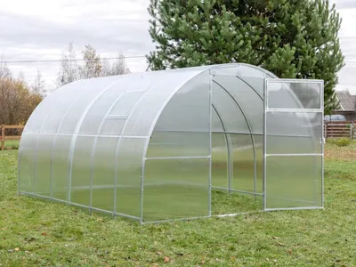 Immagine prodotto di Serra in policarbonato "Premium" 3x10m in acciaio, con policarbonato da 4 mm con 2 porte