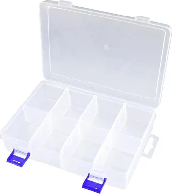 Obrázek produktu pro Plastová úložná krabička s přepážkami 8 pozic - (K92062)