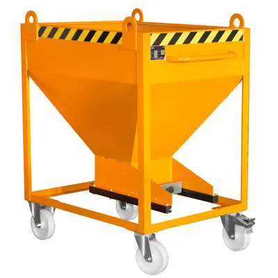 Produktbild von Bauer Silobehälter SR-D 375, lackiert, Gelborange