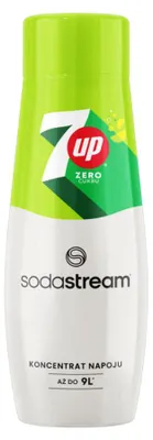 Produktbild von SodaStream 7UP ohne Zucker, Zitrone, 440 ml, Quetschbare Flasche, CE, 2 kcal, 0,5 kJ