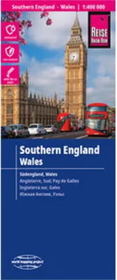 Produktbild von Reise Know-How Landkarte Südengland, Wales | Southern England, Wales (1:400.000)