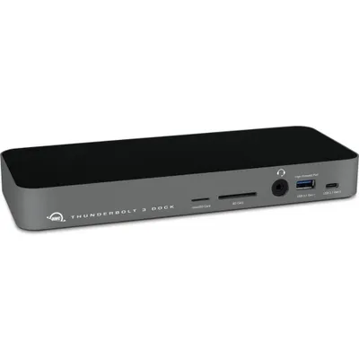 Obrázek produktu pro OWC OWCTB3DK14PSG, Kabel, Thunderbolt 3, 85 W, 3,5 mm, Šedá, MicroSD (TransFlash), MicroSDHC, MicroSDXC, SD, SDHC, SDXC