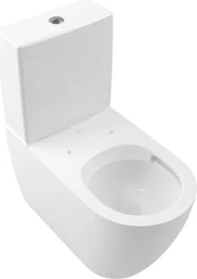 Immagine prodotto di Villeroy & Boch Subway 2.0 WC à fond creux sans bord pour combinaison, ovale, au sol, DirectFlush, 370x700x400mm, 5617R0R1, 5617R0R1