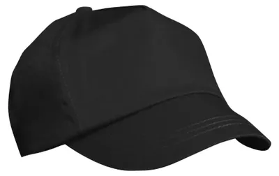 Produktbild von RESULT Kinder Baseball Kappe, einfarbig FK630 (Einheitsgröße) (Schwarz)