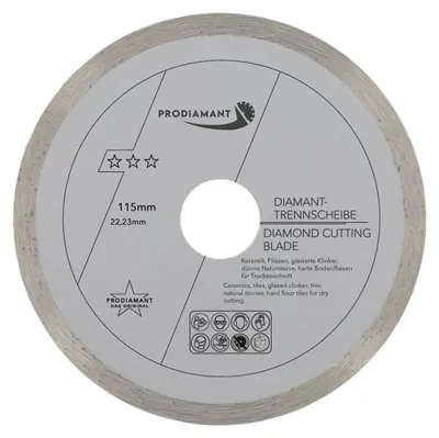Immagine prodotto di PRODIAMANT Disco diamantato per piastrelle 115 mm