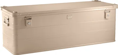 Produktbild von ALUBOX 159-Liter Alukiste in Beige-Sandfarbe Transportbox