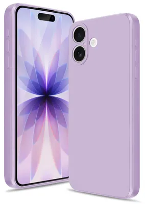 Produktbild von iPhone 17 Hülle, Flüssig Silikon Handyhülle Stoßfest Kratzfest Schutzhülle für iPhone 17 Lila