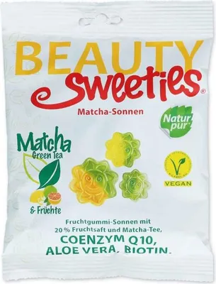 Produktbild von BeautySweeties Matcha Sonnen mit Fruchtsaft und Matcha Tee 125g