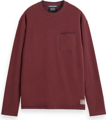 Immagine prodotto di Scotch & Soda 178477 Maglietta a maniche lunghe Red S Uomo Red S