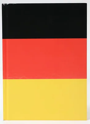 Produktbild von ADINA Notizbuch A4 fester Deckel Lineatur gepunktet Deutschlandfahne
