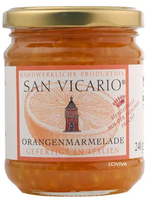 Produktbild von San Vicario Orangenmarmelade 240g