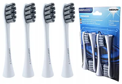 Produktbild von DeepWhite Zahnbürstenköpfe für Oclean Weiß - 4 Stück Ersatz