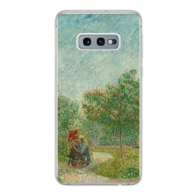 Produktbild von MuchoWow® Handyhülle Schutzhülle Hülle für Samsung Galaxy S10e Garten mit Liebenden - Vincent van Gogh Silikon Softcase Handy Hülle - Handy