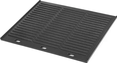 Produktbild von Gusseiserne Umkehrbare Platte Rechteckig BBQ Plancha 455x35cm - Gasgrill Holzkohlegrill - Schwarz