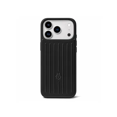 Immagine prodotto di Custodia in alluminio per iPhone 17 con manico RIMOWA, nera