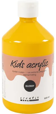 Imagen del producto de Pintura acrílica A-color, color amarillo, acabado brillante, 500 ml