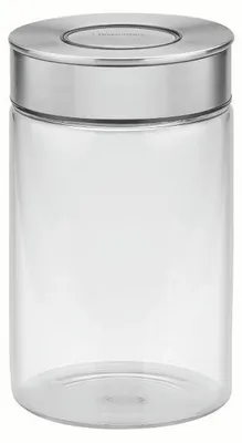 Immagine prodotto di Tramontina PUREZZA Vorratsglas, Vorratsbehälter, Aufbewahrungsglas, Glas / Edelstahl, 1 L, 61227-030