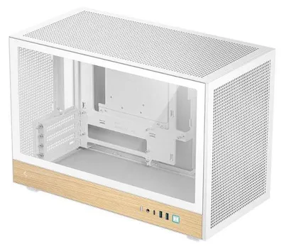 Obrázok produktu pre DeepCool CH260 WOOD WH, Desktop, PC, Biela, Drevo, Mini-ITX, micro ATX, 17,4 cm, 41,3 cm