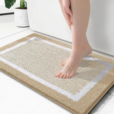 Obrázek produktu pro Protiskuzná podložka do koupelny – Béžová – 50x80 cm