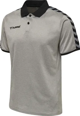 Produktbild von HUMMEL hmlAUTHENTIC MEN FUNCTIONAL POLO GREY MELANGE S
