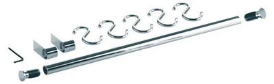Image de Linero classic Reling-Set 60 cm avec 5 crochets verchromt