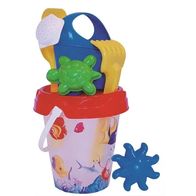 Produktbild von Sandgarnitur transp.Gießer 6-tlg,16cm#