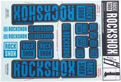 Immagine prodotto di ROCKSHOX Kit di decalcomanie Adatto per Kit di decalcomanie per Ø 35 mm...