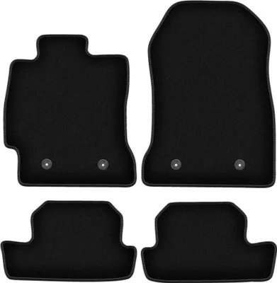 Immagine prodotto di Tappetini in velluto per Toyota GT86 (2011-, coupé) neri, set 4 pz, con fissaggi