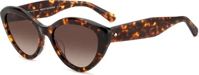 Image de Kate Spade JUNI/G/S HAVANA/BROWN SHADED 55/18/140 Lunettes de soleil pour femmes